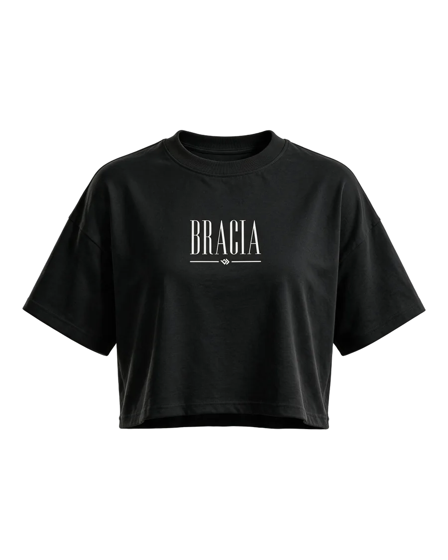 Cropped Oversized da linha Casual, mockup personalizado